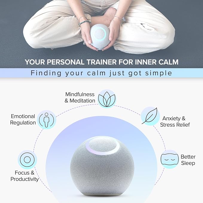 Reflect Orb: Smart tracker for better mental health. Biofeedback device to - Image 3