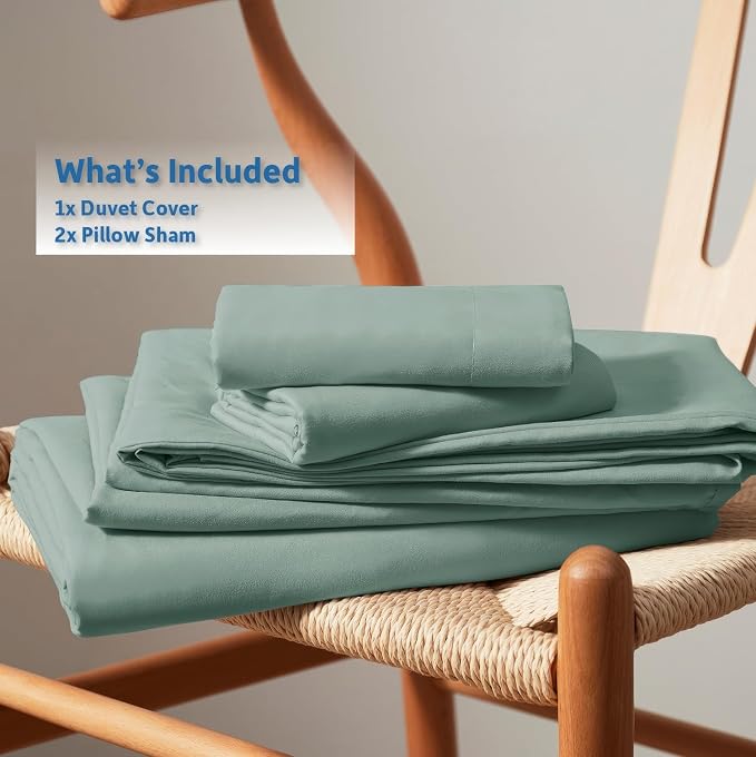 Nestl Sage Green Duvet Cover Full Size - Image 9