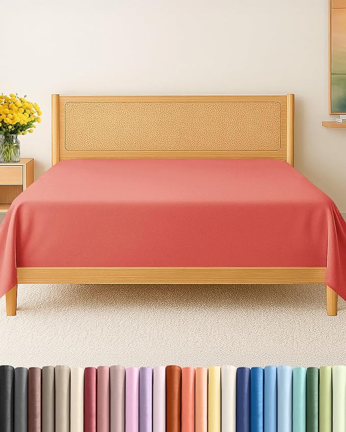 Twin XL Size Flat Sheet by CGKUnlimited