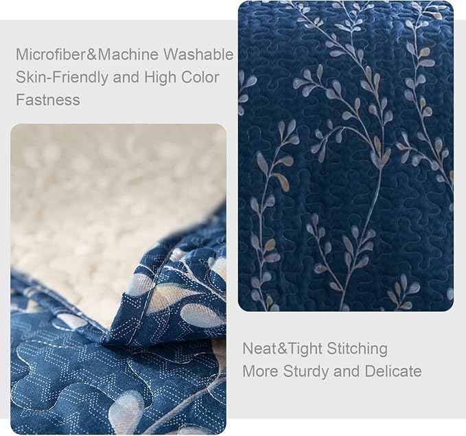 Exclusivo Mezcla Reversible Boho Quilts Queen Size - Image 5