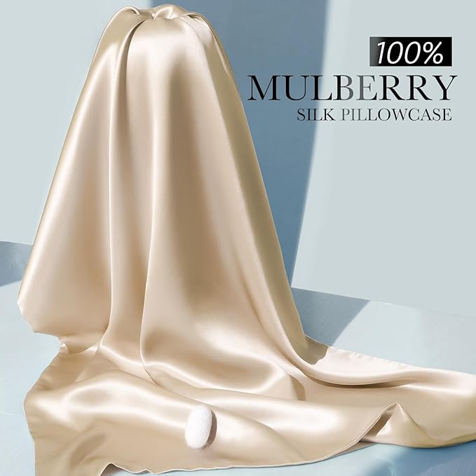 J JIMOO 100% Mulberry Silk Pillowcase - Image 4