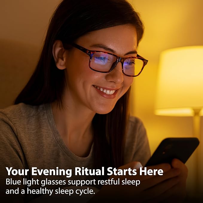 Blue Light Blocking Glasses For Men/Women Anti-Fatigue Computer Monitor Gaming - Image 5
