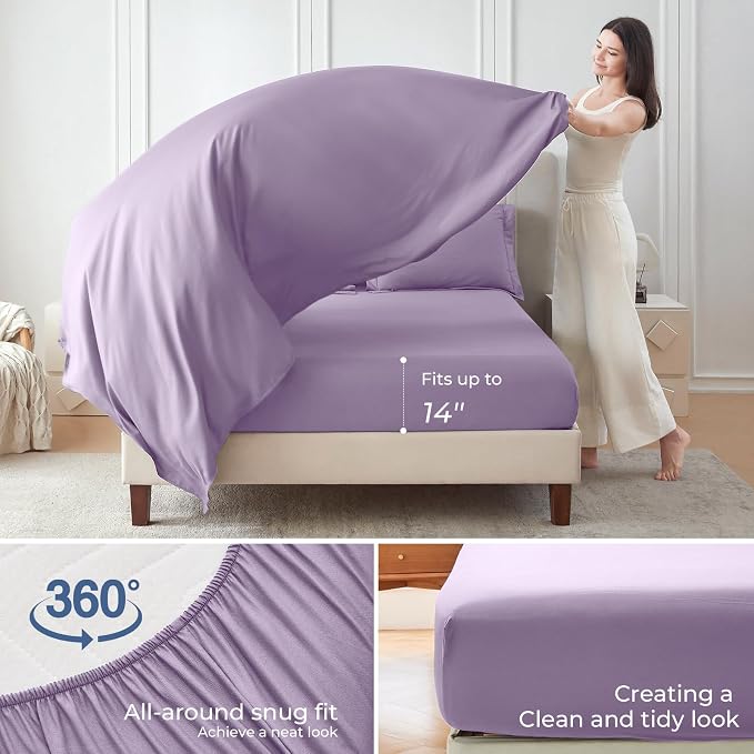Sasttie Full Size Comforter Sets, 7 Pieces Bed in a Bag Full, Complete Bedding - Image 4