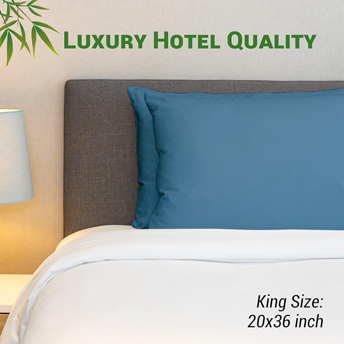 Gogreen Bamboo Rayon Waterproof Pillow Protector, Breathable Pillow Cover - Image 7