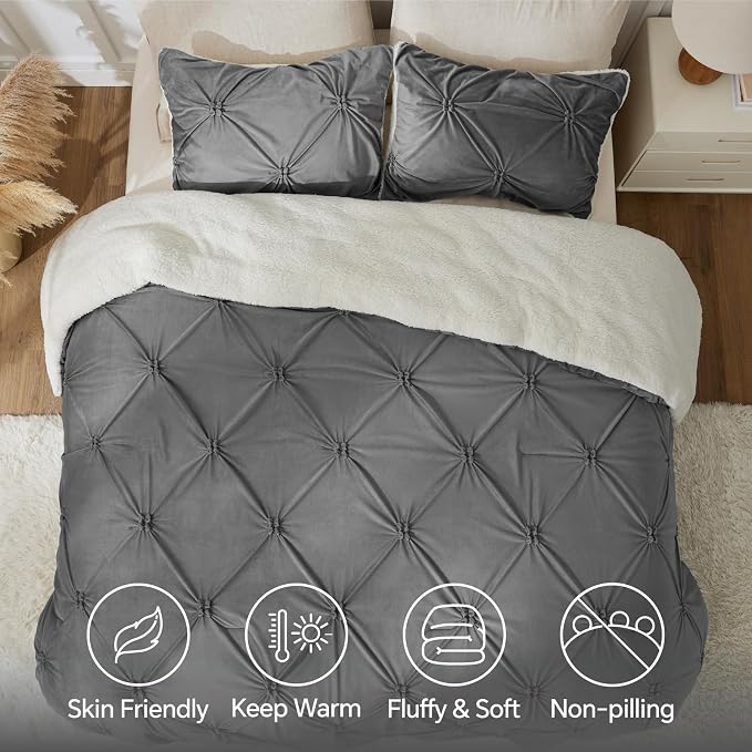 BEDELITE Pituck Fluffy Queen Comforter Set - Image 6
