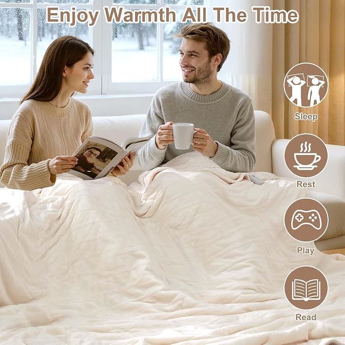 Electric Blanket Queen Size Dual Control - Image 5