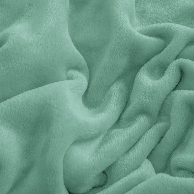 BEDELITE Flannel Sheets King Size Haze Blue - Image 5