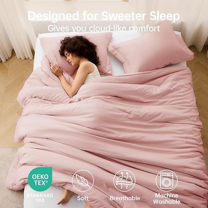MUXHOMO Oversized Queen Comforter Sets, All Season Ultra Soft Down Alternative - Image 2