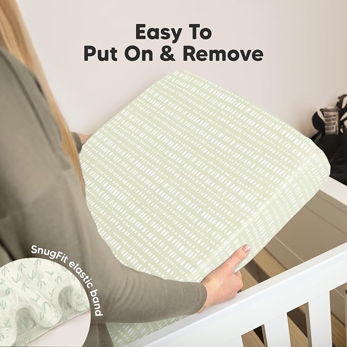 KeaBabies 2-Pack Organic Crib Sheets - Image 6