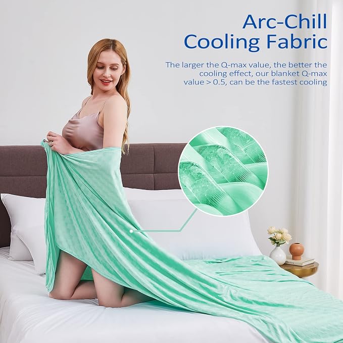 Topcee Cooling Blanket, Summer Cooling Blankets - Image 3
