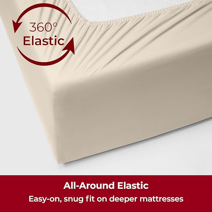 Mellanni Extra Deep California King Sheets - Image 5