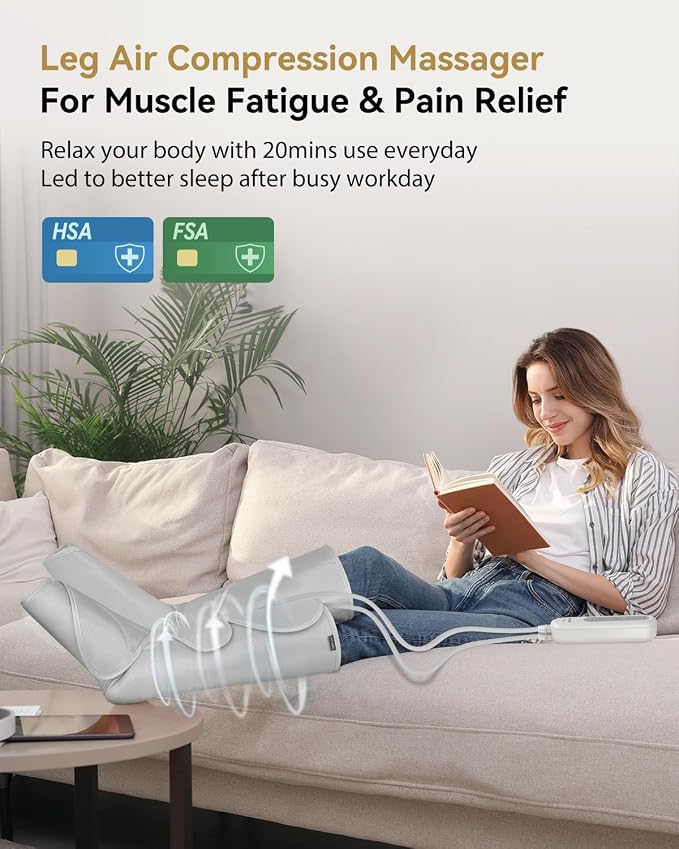 FIT KING Air Compression Leg Massager, Pneumatic Compression Boots - Image 2