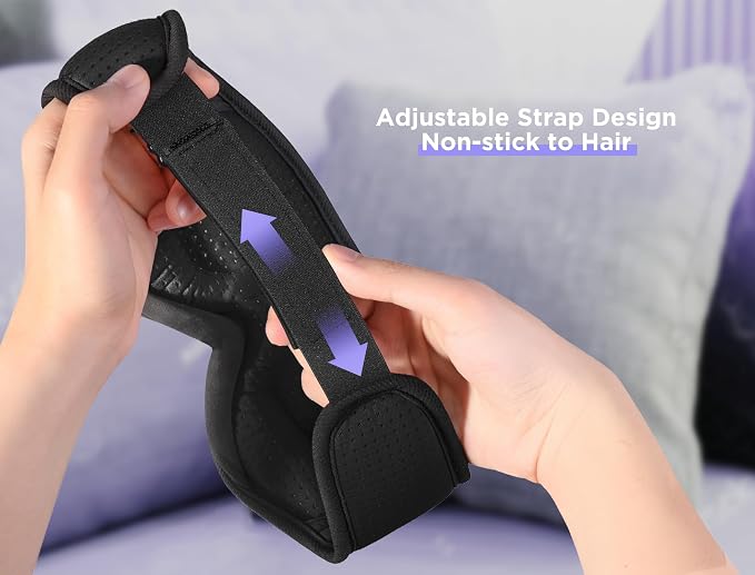 LC-dolida Sleep Mask with Bluetooth Headphones Bluetooth Sleep Mask Sleep - Image 7