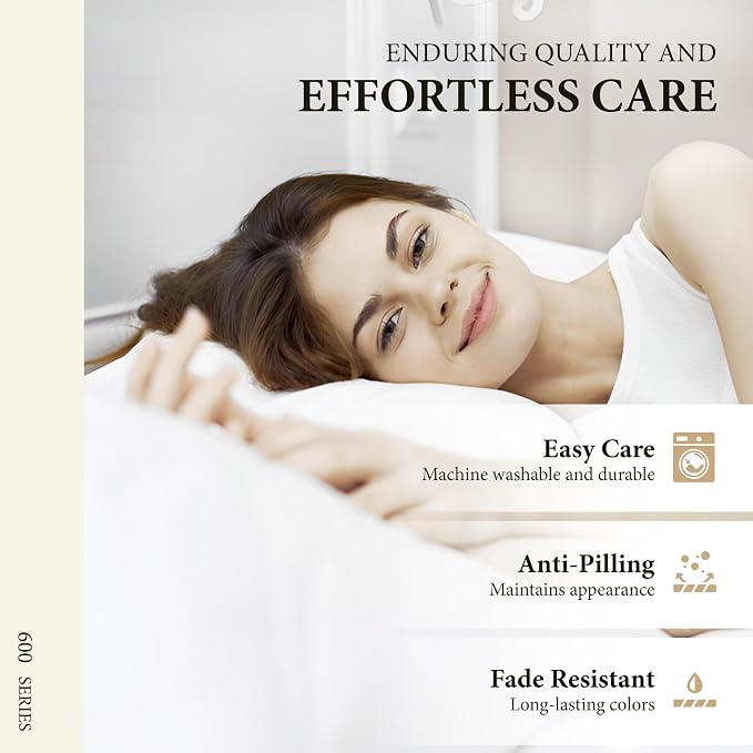 100% Egyptian Cotton Queen Size Sheet Set - Image 7