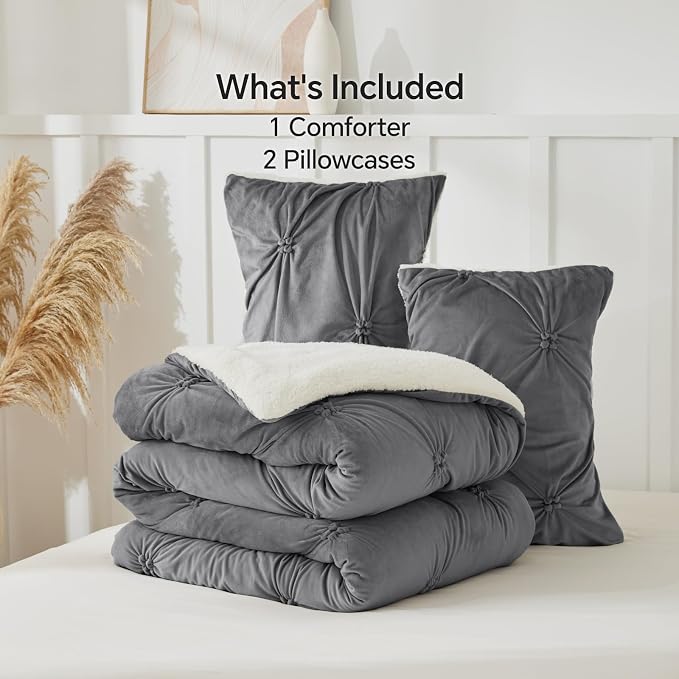 BEDELITE Pituck Fluffy Queen Comforter Set - Image 7