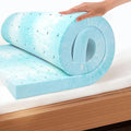 EGO Topper 4 Inch Twin Memory Foam Mattress Topper, Gel Foam Mattress Topper by MLILY