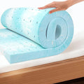 EGO Topper 4 Inch King Memory Foam Mattress Topper, Gel Foam Mattress Topper by MLILY