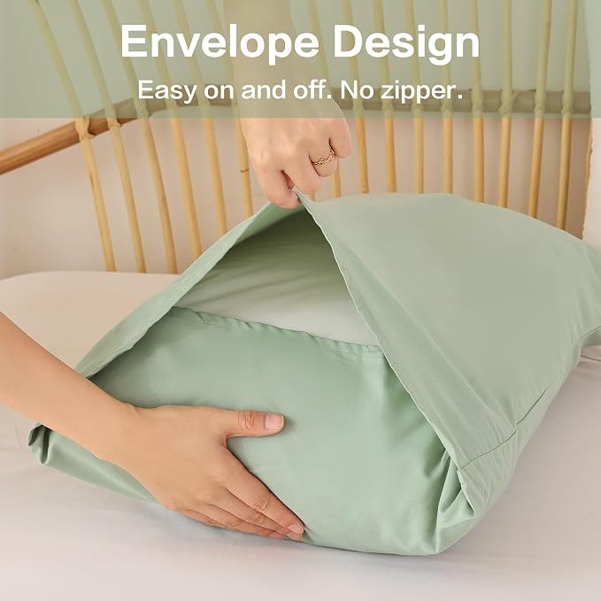 ROSGONIA Oversized Queen Comforter Sage Green - Image 4