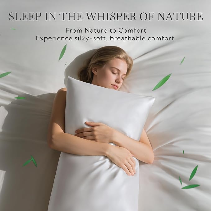 MR&HM Standard Pillow Cases Set of 2, Cooling Pillow Case - Image 3