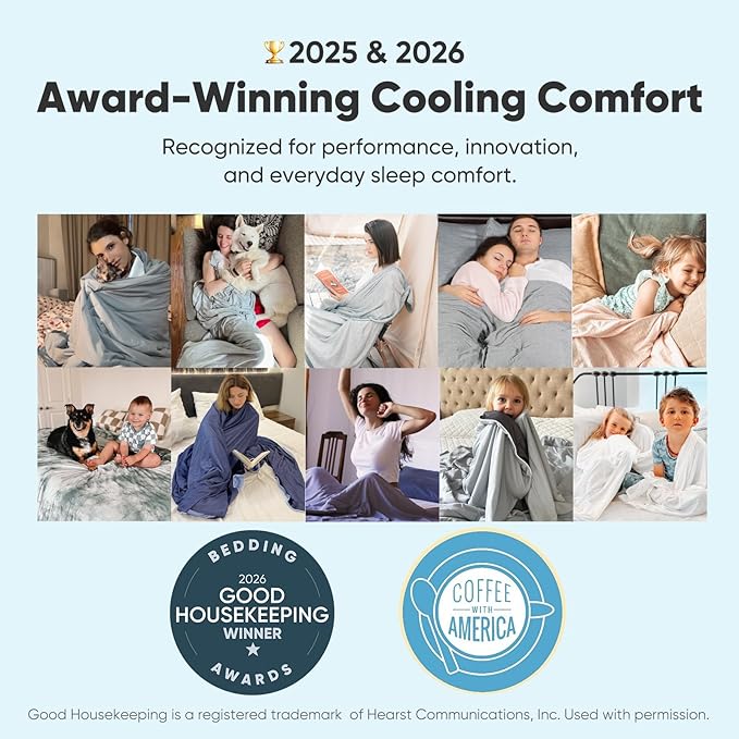 Elegear Revolutionary Cooling Blanket King, Absorbs Heat to Keep Body Cool - Image 5