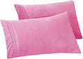 Elegant Comfort Solid Pillowcases 1500 Premium Hotel Quality Microfiber by ELEGANTCOMFORT