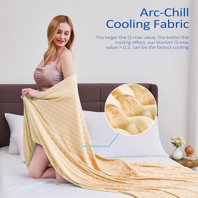 Topcee Cooling Blanket, Summer Cooling Blankets - Image 3