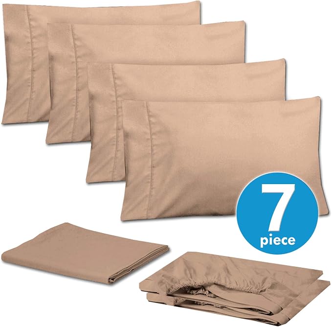 Sweet Home Collection 6 Piece 1500 Supreme Collection Brushed Microfiber Deep - Image 3