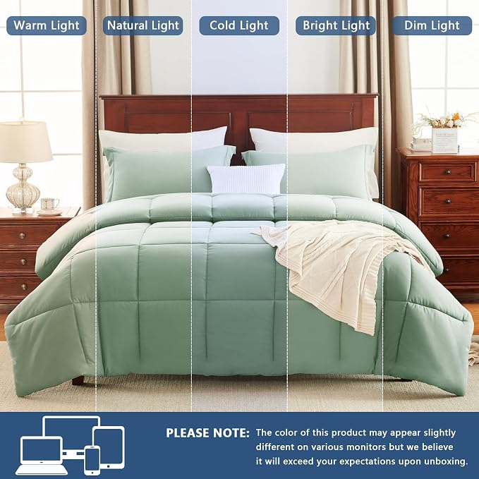 CozyLux King Size Comforter Set - Image 5