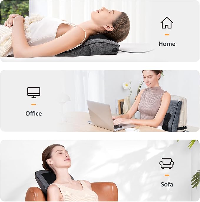 Boriwat Back Massager with Heat, Neck Massager - Image 8