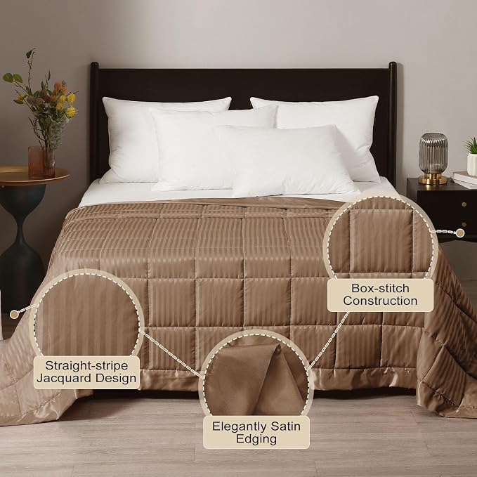 downluxe Weighted Blanket King Size, 18 lb Weighted Blanket - Image 2