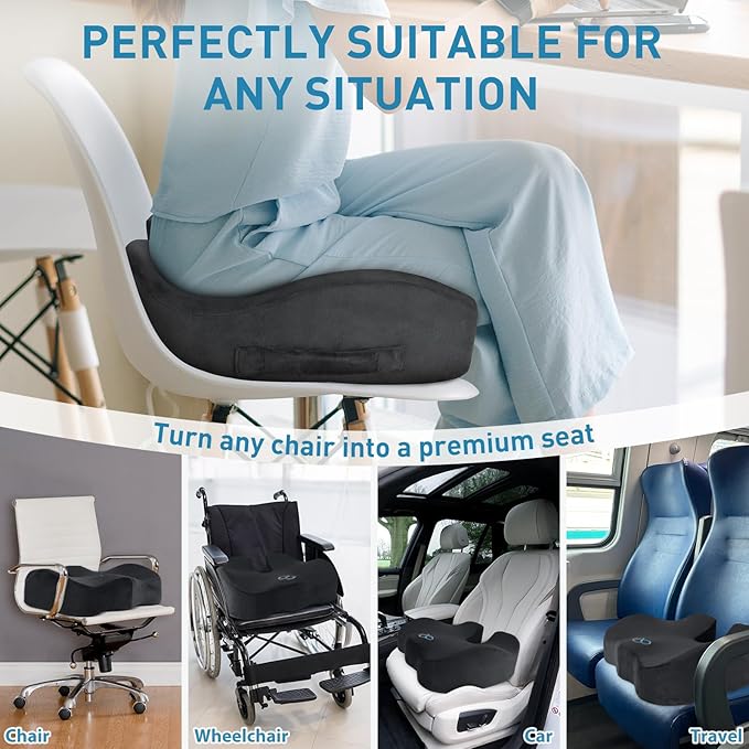 BlissTrends Seat Cushion, Thick Memory Foam Cushions - Image 7