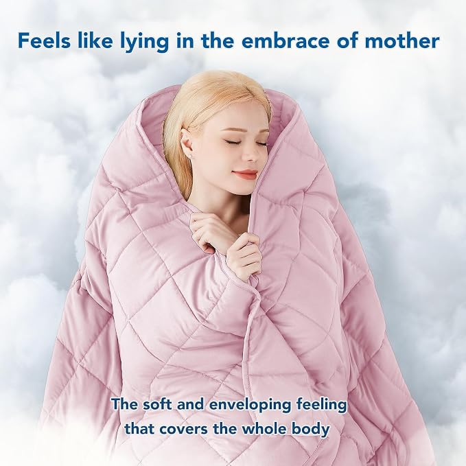 Topcee Weighted Blanket for Adults Queen Size Soft Cooling Heavy Blanket - Image 4