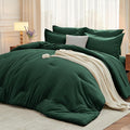 MUXHOMO 7 Pieces King Comforter Set, Soft Bed in a Bag King Size, All Season by MUXHOMO