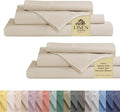 Linen Home 100% Cotton Percale Sheet Set Pack of 2, Queen Size, Deep Pocket by LINENHOME