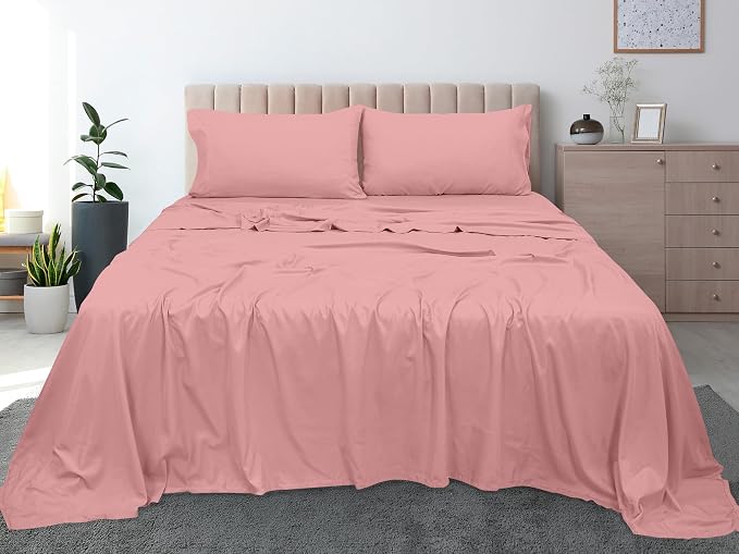 Royale Linens 300 Thread Count 100% Long Staple Combed Cotton Flat Sheet - Image 9