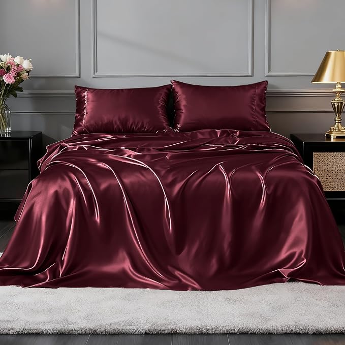 FreshCulture Satin Sheets King Size - Image 2