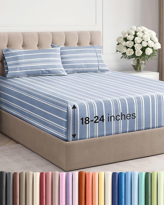 Extra Deep Twin Sheet Set by CGKUnlimited