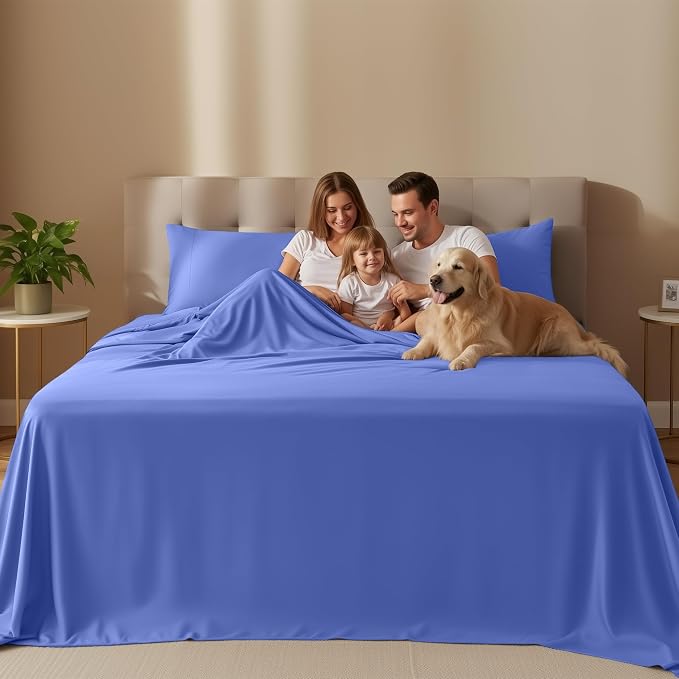 Utopia Bedding Queen Sheet Set – 4 Piece Bed Sheets - Image 2