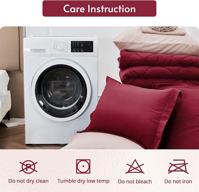 MUXHOMO 5 Pieces Twin XL Comforter Set, Reversible Bed in a Bag Twin XL Size - Image 9