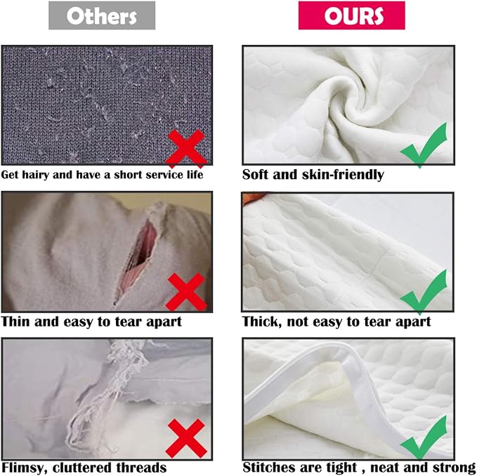 DOWNCOOL Full Body Pillow for Adults- Ultra Soft Long Bed Pillow - Image 5
