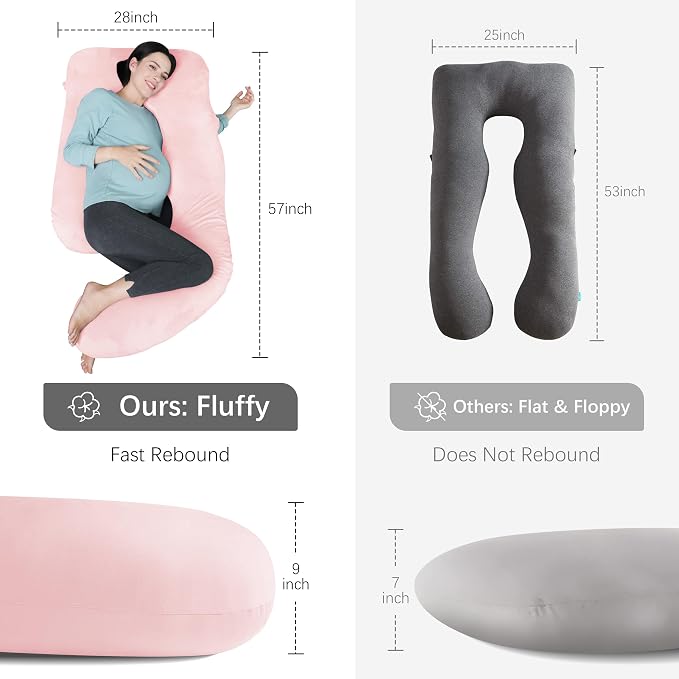 MOON PARK Pregnancy Pillows for Sleeping - Image 7