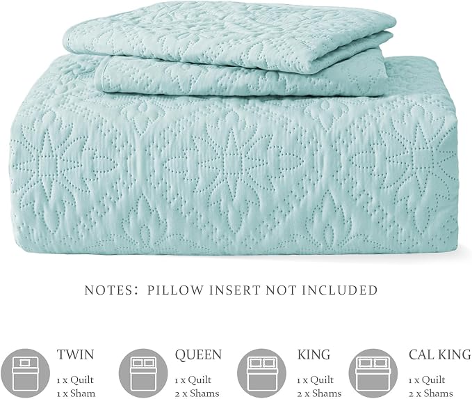 Exclusivo Mezcla Queen Quilt Bedding Set, Lightweight Soft Bedspreads Coverlets - Image 6