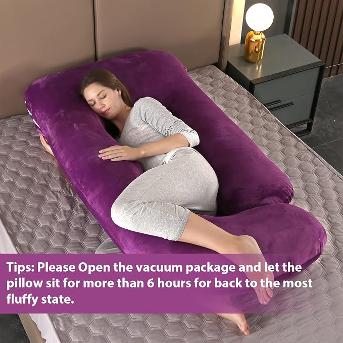 BATTOP Pregnancy Pillows for Sleeping, Full Body Pillow for Pregnancy Women - Image 6