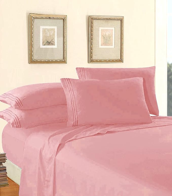 Elegant Comfort Luxury Quality Microfiber 4-Piece 1500 Premium Hotel Sheet - Image 3