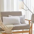 Simple&Opulence 100% Linen Lumbar Pillow Cover 12 x 20 Inches Set of 2 by SimpleOpulence