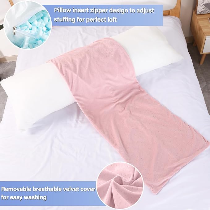 1 MIDDLE ONE Body Pillow, Memory Foam Body Pillows - Image 4