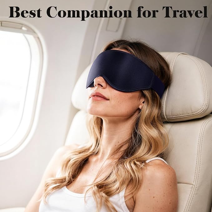 Fygrip 3D Eye Mask Sleep Mask for Men & Women, 100% Pressure-Free & Light - Image 7