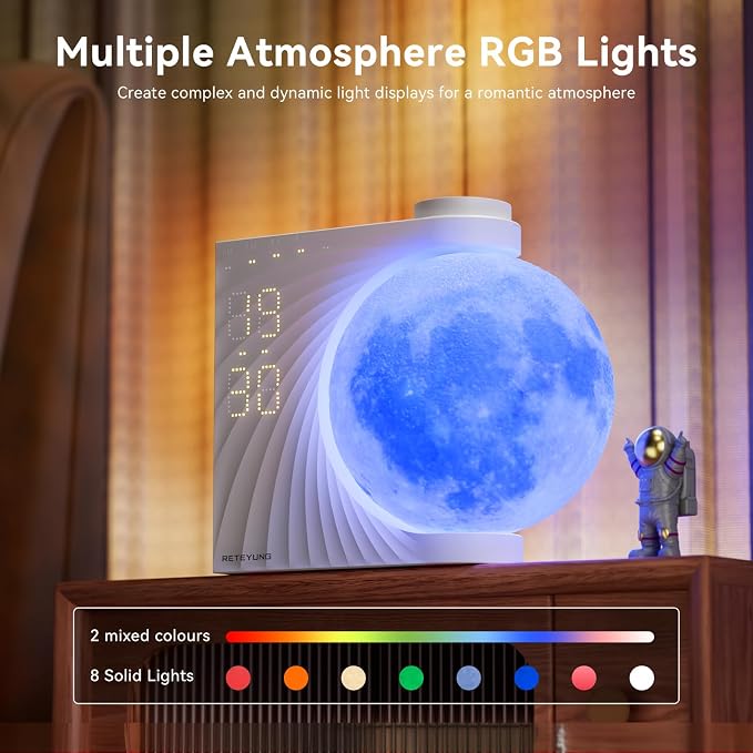 Sunrise Alarm Clocks for Heavy Sleepers, Night Lamp Clocks for Bedrooms - Image 7