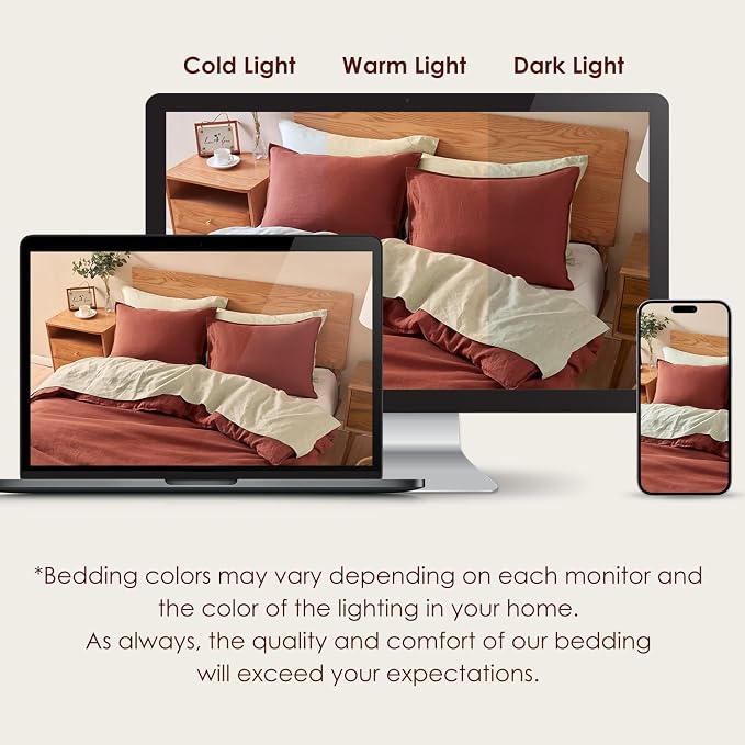 DAPU 100% Linen Duvet Cover Set - Image 6