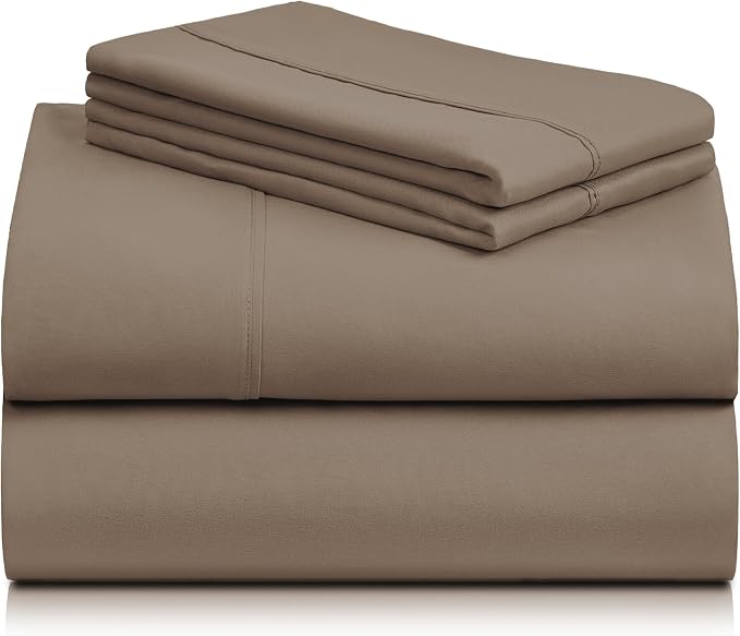 LuxClub 4 PC King Sheet Set, Breathable Luxury Bed Sheets, Deep Pockets 18" - Image 8